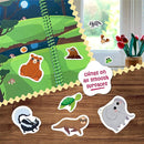 Stick4Ever Jelly Sticker Book - for Kids - Waterproof, Easy to Clean Jelly Stickers for Kids - Reusable Sticker Book for Toddlers with 50 Pcs of Reusable Stickers (Forest) by TinyTreasures Baby Boutique