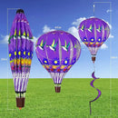 2 PCS Gaint Hot Air Balloon Wind Spinners 59 inch Garden Wind Spinner Large Hummingbird Ladybug Spinners Hanging Wind Socks Twisted Whirlygig Windmill for Yard Garden Lawn Outdoor Decorations by GreenHaven Gardens
