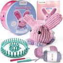 CRAFTILOO Loom Knitting and Crochet kit for Kids Crochet kit for Beginners Knitting kit for Beginners Knitting Loom Learn to Crochet Kits for Adults Beginner by TinyTreasures Baby Boutique