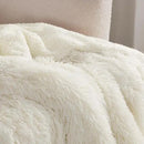 Bedsure GentleSoft Fuzzy Sherpa Faux Fur Twin Blanket Cream Cozy Gifts for Women, Soft Fleece Plush Warm Minky Thick Blanket Twin Size for Bed, Couch, Room Dorm Essentials Cream Decor Gifts, 60x80 by CozyNest Decor