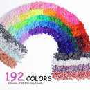 Redtwo 32000 Pcs Clay Beads Bracelet Making Kit, 9 Boxes 192 Colors Friendship Bracelet Kit Flat Polymer Heishi Beads for Jewelry Making, Crafts Gift for Girls Ages 6-12 by TinyTreasures Baby Boutique