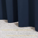 NICETOWN Navy Blue Blackout Curtains 102 inch Length, Grommet Energy Saving Thermal Drapes Sound Reducing Heat Blocking Window Treatments for Living Room, 2 Panels, W52 x L102 by TinyTreasures Baby Boutique