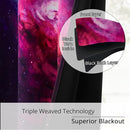 Galaxy Blackout Curtains - Space Design, 100% Blackout, 2 Panels, Each W52×L84, Thermal Insulated Curtains for Bedroom, Noise Reducing & Energy Efficient, Keeping Your Decor Looking Fresh and Vibrant by TinyTreasures Baby Boutique