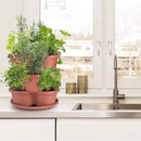 Amazing Creation Stackable Planter, Terracotta 5-Tier Vertical Garden Planter, Grow Your Own Vertical Oasis of Vegetables and Succulents by GreenHaven Gardens