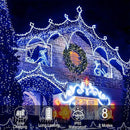 300 LED Solar Rope Lights Outdoor 99 FT Bright Solar Garden String Lights Durable 8 Modes Outdoor Fairy Lights Waterproof Solar Garden Decorative Lights (300LED, Blue) by GreenHaven Gardens