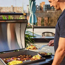 Current® Model G Griddle, Smart Electric Outdoor Flat Top BBQ Grill with 200°F to 600°F Range for Searing & Roasting, Digital Precision, Apartment-Friendly & Weather-Resistant by GreenHaven Gardens
