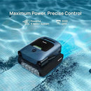 Beatbot AquaSense Pro Pool Robot Vacuum, 5-in-1 Cleaning with 2*Clarifying Agent Kits, Smart Surface Parking, Clarifies & Skims Water, Ideal for Inground Pools up to 3,299 Sq.ft - Navy Blue by CozyNest Decor