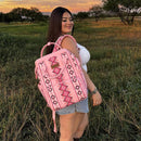 Wrangler Diaper Bag Backpack Aztec Travel Backpack Purses Western Multi-Function Baby Bags for Mom with Waterproof Insulated Pockets by TinyTreasures Baby Boutique
