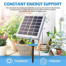 Solar Automatic Drip Irrigation System Houseplant Auto Self Watering Device Waterer for 15 Potted Plants Outdoor Indoor Garden Balcony Vacation While Away by GreenHaven Gardens