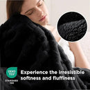 Bedsure GentleSoft Black Throw Blanket for Couch - Checkered Fleece Blankets Gifts for Women Men Girls, Cute Soft Cozy Throw for Bedroom Home Decor Gifts, 50x60 Inches by CozyNest Decor