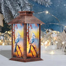 Solar Lanterns Outdoor, Waterproof Garden Hanging Lanterns with LED Flickering Flameless Candles for Mom Grandma Women Lantern Decorative Outdoor for Yard, Garden,Party Decor by CozyNest Decor