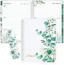SUNEE Academic Planner 2025-2026 Weekly and Monthly, July 2025-June 2026, 8.5"x11", Tabs, Note Pages, Pockets, Bookmark, Flexible Cover, Spiral Binding, Leaves by TinyTreasures Baby Boutique