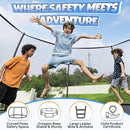 BCAN 8FT 10FT 12FT 14FT 15FT 16FT Recreational Trampoline with Enclosure for Kids Adults, ASTM Approved, Outdoor Trampolines with Ladder for Kids by TinyTreasures Baby Boutique