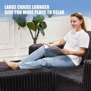 Hobestluk Modular Sectional Sofa Memory Foam Couch L Shape Sofa for Living Room Loveseat with Chaise Lounge Cloud Couch with Removable Cover (Stripe Grey, Loveseat with Chaise) by CozyNest Decor