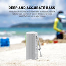 MIATONE Boombox Portable Bluetooth Speaker Wireless Outdoor Waterproof Speaker - Grey by TinyTreasures Baby Boutique
