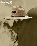 Hurley Men's Straw Hat - Bayside Lifeguard Straw Sun Hat by GreenHaven Gardens