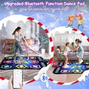 2025 Upgraded Dance Mat Toys for 3-12 Year Old Kids, Electronic Dance Pad with Light-up 8-Button Wireless Bluetooth, Music Dance with 27 Game Levels, Christmas Birthday Toy Gifts for Girls Boys by TinyTreasures Baby Boutique