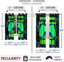 Gaming Gamepad Blackout Curtains - 2Pcs Game Windows Curtain Panels for Teens Boys Bedroom Green Gaming Console Curtains for Boys Kids Room Decor Grommet Top Thermal Insulated, 82 in x 84 in by TinyTreasures Baby Boutique