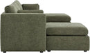 CHITA Oversized Modular Sectional Sofa, FSC Certified U Shaped Couch with Reversible Chaise Modular Sectional Couch,146 inch Width, 6 Seat Modular Sofa with Storage Ottomans, Moss Green by CozyNest Decor
