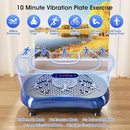 Vibration Plate Exercise Machine, 180 Speed Levels Vibration Plate for Lymphatic Drainage, Whole Body Workout Vibrating Fitness Platform, Effective for Weight Loss, Shaping, Toning & Wellness by CozyNest Decor