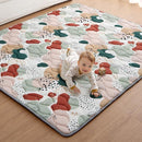Blissful Diary Baby Play Mats for Floor, 71x59 Inch Thicker Foam Playmats for Babies and Toddlers, Soft Cushioning Baby Crawling Mat, Modern Abstract by TinyTreasures Baby Boutique