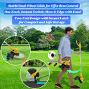20000 RPM(6.0AhX2) Electric Weed Wacker,Dual-Durable-Line,Metal Blades,Wheel,4-in-1 Battery Powered Weed Eater Cordless+String Trimmer+Edger Lawn Tool+Brush Cutter,Weed Whacker by GreenHaven Gardens