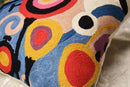Kashmir Designs Yellow Tree of Life Decorative Pillow Cover Modern Couch Pillowcase Floral Chair Cushion Farmhouse Pillowsham Hand Embroidered Wool 18x18 by CozyNest Decor