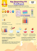 METMA 1999 Egg Decorating Kit Unicorns - Complete Decorative Eggs Set with Liquid Dyes, Stickers, Egg Spinner, and More - Fun Easter Egg Dye Kit Arts and Crafts for Kids by TinyTreasures Baby Boutique