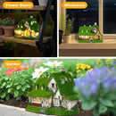 Solar Garden Outdoor Statue Light - Fairy House Lawn Decoration for Patio, Balcony, and Yard - Unique Gift for Any Occasion by GreenHaven Gardens