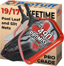 ProTuff Silt & Leaf Rake Bundle - Unlimited Free Replacements - 2-Items: 19 Inch Medium & 17 inch Fine Mesh Pool Cleaner for Sand, Silt, Pollen, Leaves & Twigs - Nearly 20 & 18 inch by GreenHaven Gardens