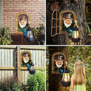 Whimsical Fairy Garden Halloween Gnomes with Solar Lights-10 Elf Out The Door Tree Hugger Garden Statues-Outdoor&Yard Decor-Tree Face Sculpture,Ideal Gifts - Yard Art for Patio,Fence,Wall by CozyNest Decor