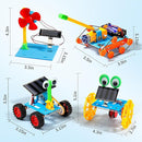 STEM Kits for Kids Ages 8-10 12-14, 4 in 1 Solar Powered STEM Toys for Boys Science Engineering Robotics Robot Building Kits Projects for Kids Age 8-12, Building Toys Crafts for Boys 8-12 6-8 by TinyTreasures Baby Boutique