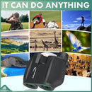Aurosports 10x25 Binoculars for Adults and Kids, Large View Compact Binoculars with Low Light Vision, Easy Focus Small Binocular for Bird Watching Outdoor Travel Sightseeing Concert Hunting Hiking by TinyTreasures Baby Boutique