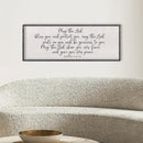 LuZhiQiang Numbers 6:24-26 Scripture Wall Art 40"x15" May The Lord Bless You And Protect You Sign Bible Verses Christian Home Wall Decor (Black) by CozyNest Decor