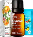 Gya Labs Grapefruit Essential Oil for Skin & Diffuser - 0.34 Fl Oz - 100% Pure Natural Grapefruit Oil for Hair, Aromatherapy DIY & Candle Making Scent by CozyNest Decor