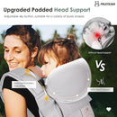 FRUITEAM Baby Carrier Newborn to Toddler - Safety-Certified Waist Stool with Hip Seat, Ergonomic 6-in-1 Baby Carrier with Head Support, Great for Travel and Outdoor Activities by TinyTreasures Baby Boutique
