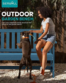 SERWALL Outdoor Bench, HDPE Outdoor Benches Weatherproof, 2-Person Garden Bench with 660 lbs Weight Capacity, Patio Benches for Outdoors, Garden, Porch, Backyard and Park, Navy, 6 Pack by GreenHaven Gardens