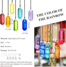 HDCRYSTALGIFTS 7pcs Crystal Suncatcher Prisms 3'' Window Hanging Ornament Rainbow Glass Prism Sun Catcher Decor for Home Garden by GreenHaven Gardens