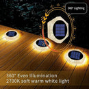 YiLaie Solar Deck Dock Lights 6 Packs Hexagon Warm White Step Lights Outdoor Waterproof Solar Powered for Driveway Post Fence Stairs Yard Patio Pathway Porch by GreenHaven Gardens