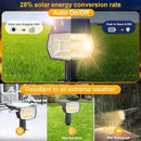 Fabrito 72 LEDs Solar Spot Lights Outdoor Waterproof, 3 Modes Landscape Spotlights, Dusk to Dawn Solar Powered Flood Wall Lights for Outside, Solar Garden Lights for Yard Porch 10 Pack (Warm White) by CozyNest Decor