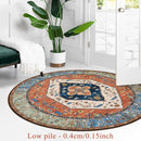 Lahome Ultra-Thin Round Rugs - 6ft Washable Round Area Rugs for Living Room Non-Slip Throw Circle Rugs for Bedroom Dining Room Rug, Non-Shedding Office Rug Oriental Round Carpet for Bedroom Kitchen by TinyTreasures Baby Boutique