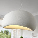 23.6in Large Wabi Sabi Pendant Lights Kitchen Island Lighting Fixture Ceiling Mount White Modern Japanese Lamp Japandi Chandelier for Dining Living Room Bedroom Restaurant Hanging Lamp by CozyNest Decor