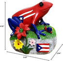 Puerto Rico Souvenirs, Puerto Rican Coqui with Sound, National Symbol of Puerto Rico Decorations Gifts, Novelty Puerto Rican Theme Sculpture Coqui Signs Frog Figurine, Battery Not Included by GreenHaven Gardens