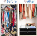 Fixwal Black Underbed Storage Bags with Clear Window and 2 Reinforced Handles Under Bed Storage Containers for Clothing, Bedding, Comforter (2 Pack) by CozyNest Decor