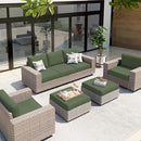 hyha Waterproof Couch Cushion Covers, Sectional Sofa Slipcovers Washable, L Shape Chaise Dog Couch Covers for Sectional Sofa, Universal Furniture Protector (1 Piece for Chaise XL, Bronze Green) by CozyNest Decor