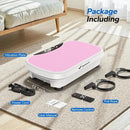MERACH Vibration Plate Exercise Machine, Vibration Plate for Lymphatic Drainage Weight Loss, Vibrating Plate Exercise Machine with Bluetooth and LED Display, Workout Equipment for Women Men Home by CozyNest Decor