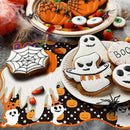 MCEAST 6 Pack Halloween Plastic Placemats Halloween Pumpkin Spider Ghost Waterproof Table Mats Assorted 6 Styles Halloween Party Table Decorations for Home Kitchen Dining, 16 x 12 Inches by CozyNest Decor