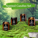 Scented Candles Set, Candles for Home Scented Soy Wax Candles, 4 Pack 28 Oz Aromatherapy Candles Gift Set for Women Men (Sage/Vanilla/Mint/Sandalwood) by CozyNest Decor