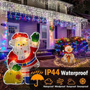 Hezbjiti Christmas Lights Decorations Outdoor, 1600LED 164FT Ice Fairy Lights 8 Modes 320 Drops Fairy String Lights for Christmas Decor Eaves Party Yard Garden by GreenHaven Gardens