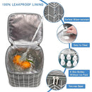 BreastMilk Cooler Bag with Ice Pack Fits 4 Baby Bottles Up to 9 Ounce, Large Baby Bottle Bag Fits for Nursing Mom Daycare by TinyTreasures Baby Boutique